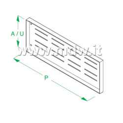 Piastra Post. a 2U 88X269